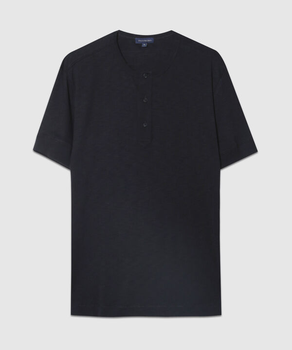 Camiseta Manga Corta Henley