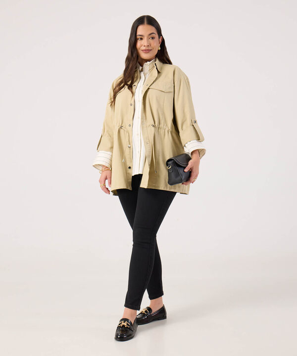 Chaqueta Para Mujer Curvy Destructurada image number null