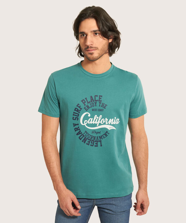 Camiseta Cuello Redondo  Con Screen