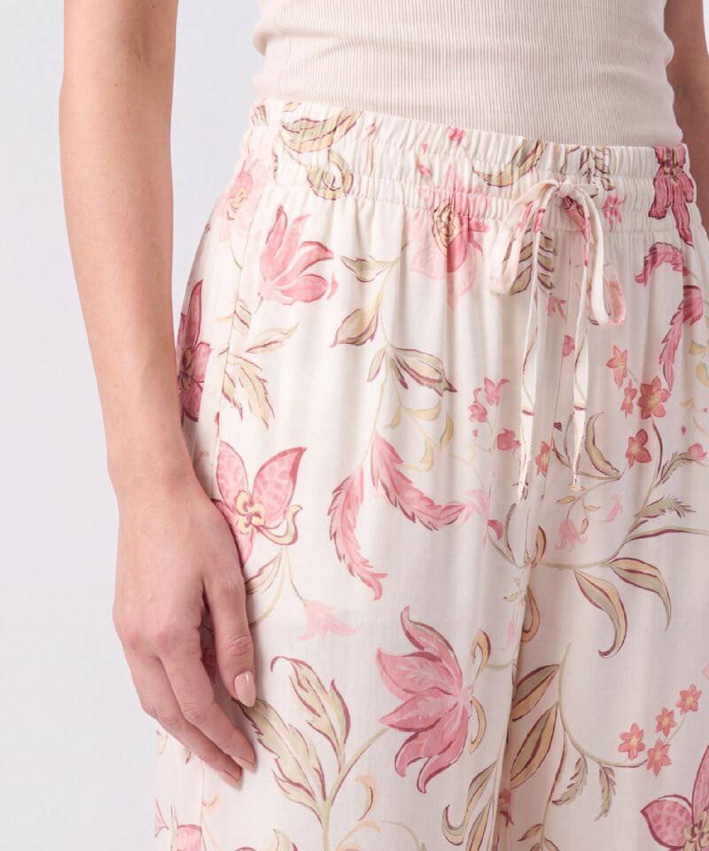Pantal&oacute;n Fluido Estampado Para Mujer