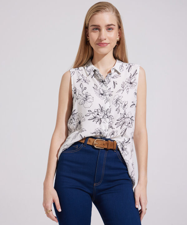 Camisa Manga Sisa Estampada image number null