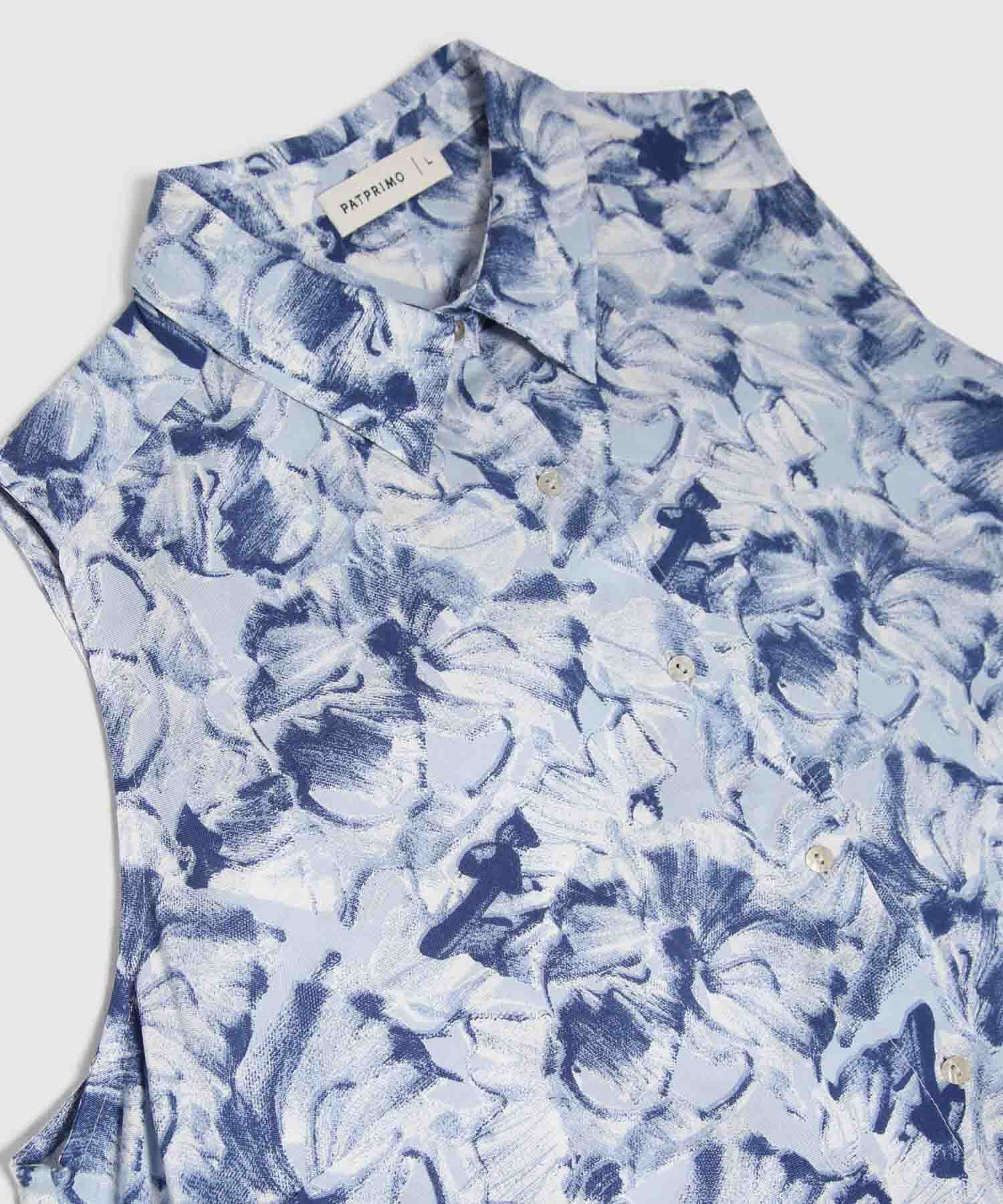 Blusa Camisera Estampada