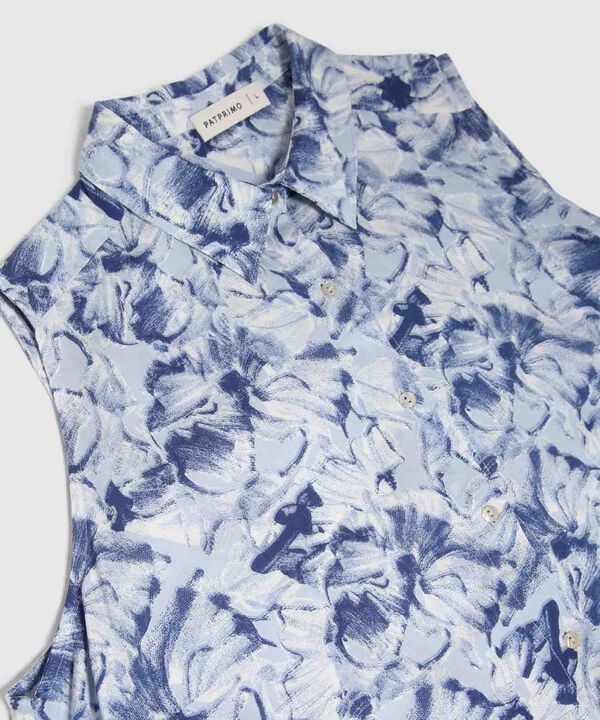Blusa Camisera Estampada image number null