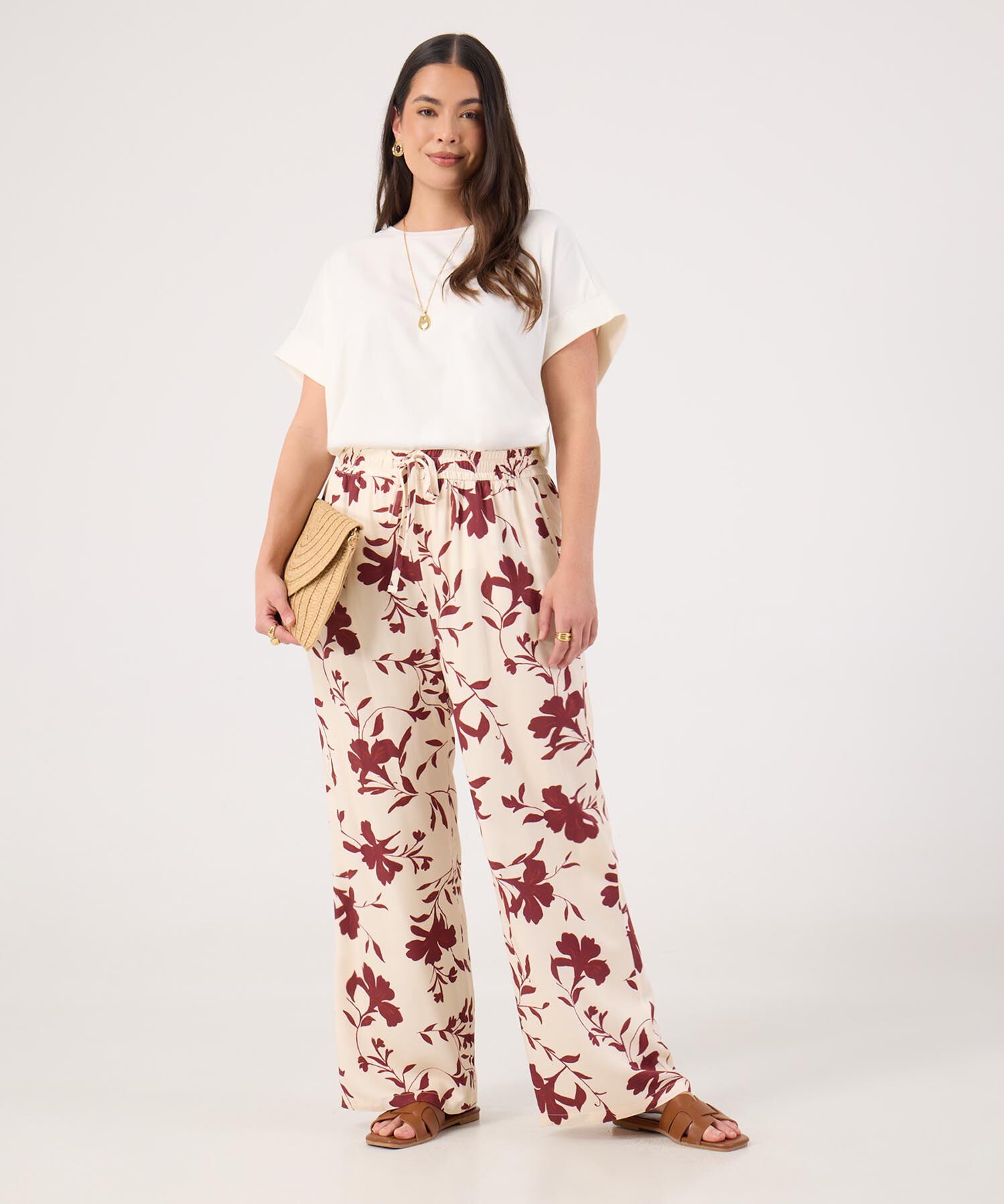 Camiseta Basica Unicolor Para Mujer Curvy