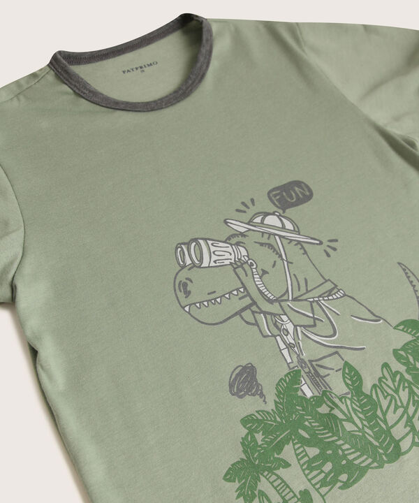 Pijama Niño Camiseta Manga Corta