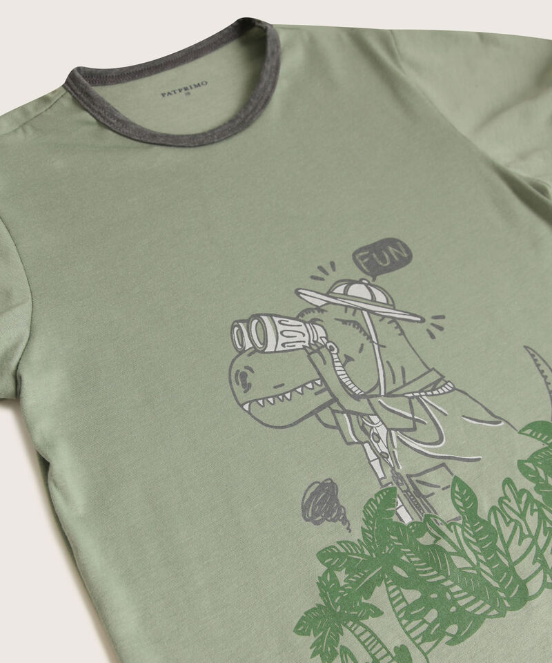 Pijama Niño Camiseta Manga Corta