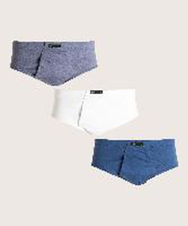Pack X3 Calzoncillos Cl&aacute;sicos En Algod&oacute;n  image number null