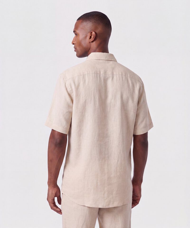 Camisa Guayabera De Manga Corta Hombre