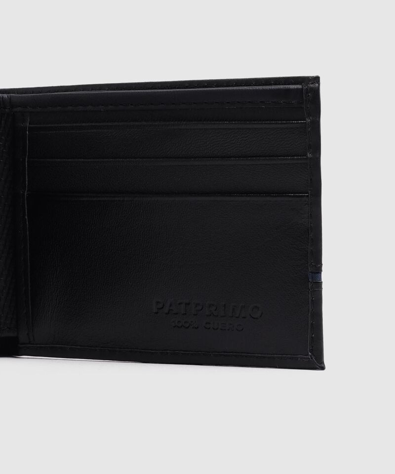 Billetera Bifold Con Franja Horizontal