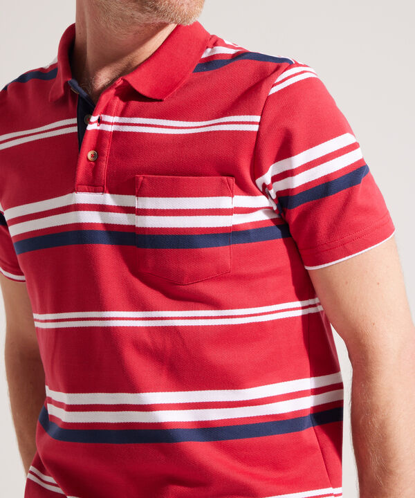 Polo a Rayas con Bolsillo image number null