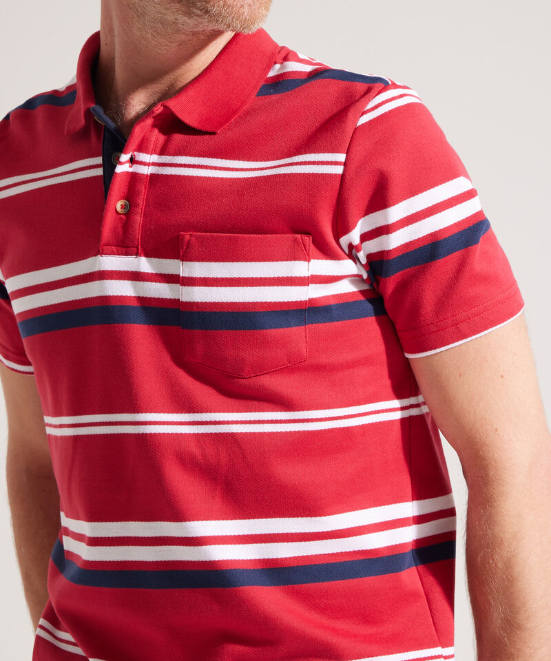 Polo a Rayas con Bolsillo