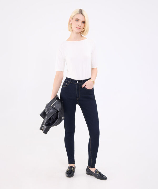 Jean Skinny Tono Oscuro image number null