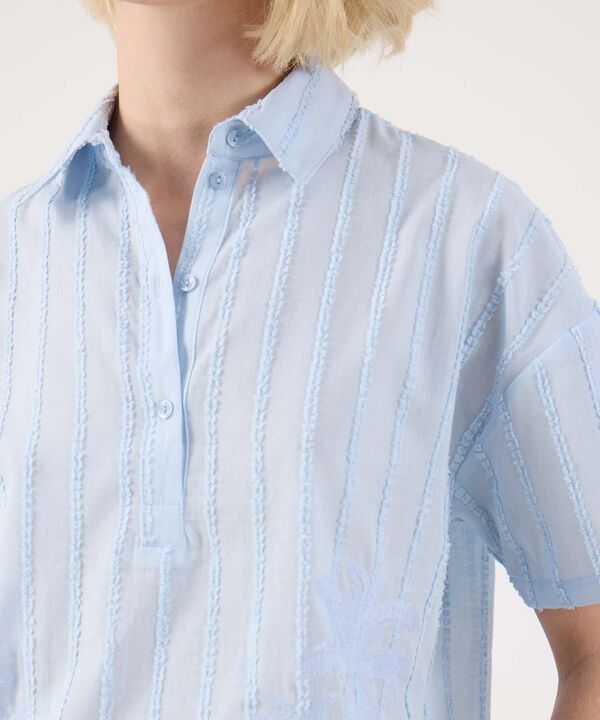 Camisa Manga Corta Bordada image number null