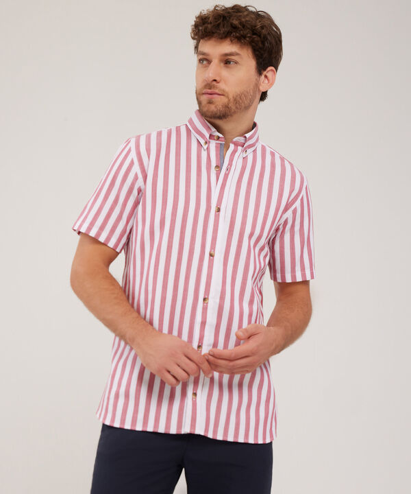 Camisa Manga Corta  Rayas image number null