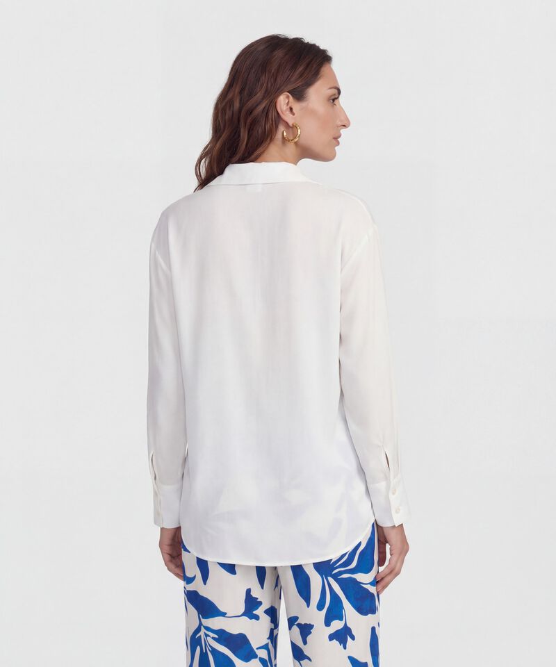 Camisa Unicolor Satinada 