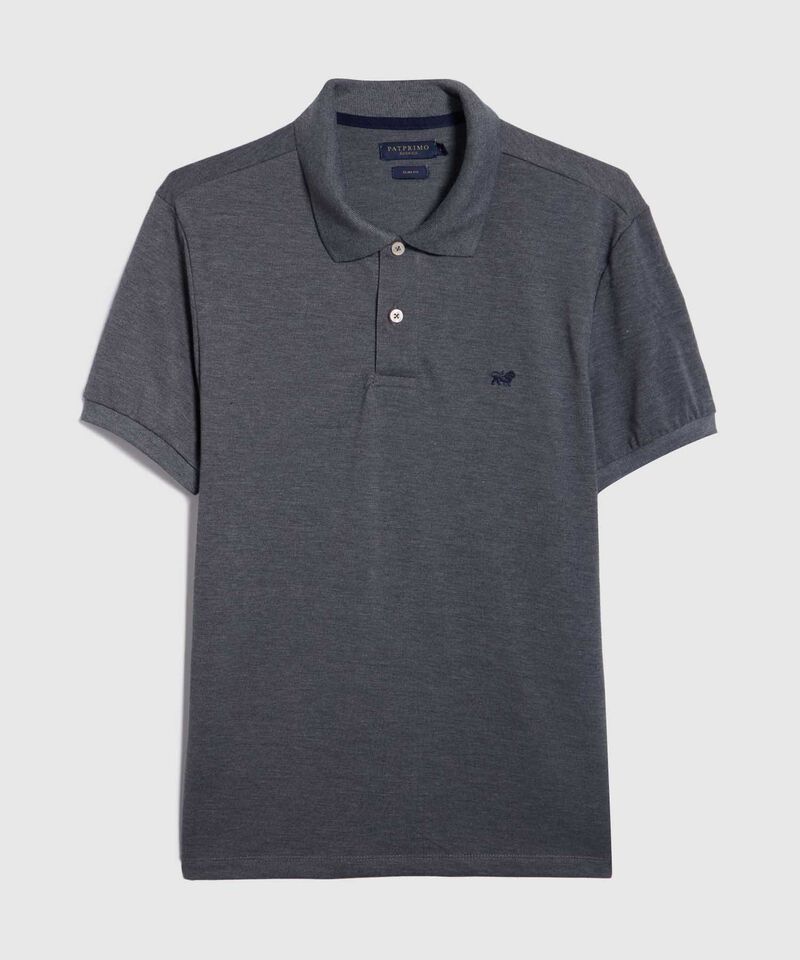 Polo Tejido Unicolor Cuello Y Puños Tejidos,Sin Bolsillo Con Hiladillo.