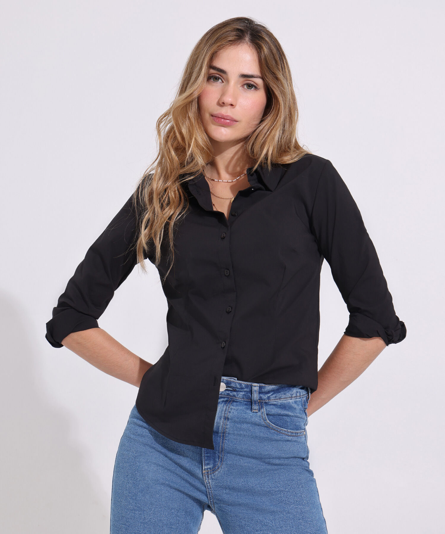 Camisa Casual Semi Ajustada Compra ahora Patprimo