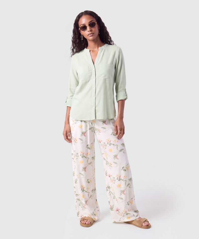 Pantal&oacute;n Bota Ancha Con Cord&oacute;n Para Mujer