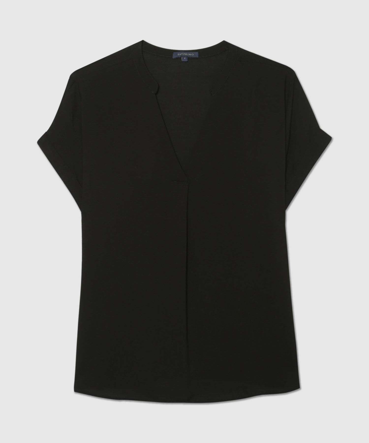 Blusa Manga Corta Unicolor