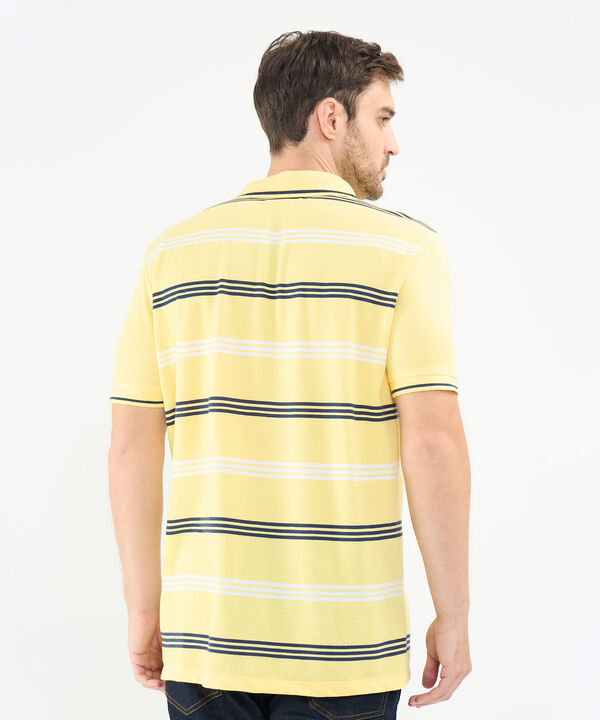 Polo Tejida con Franjas