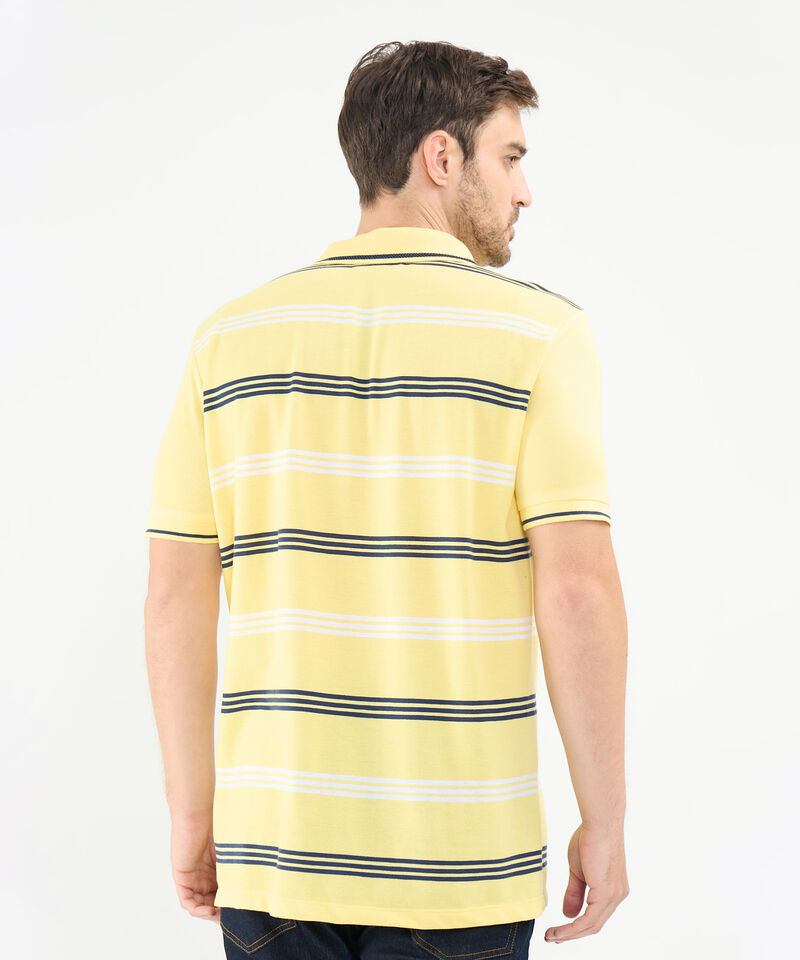 Polo Tejida con Franjas