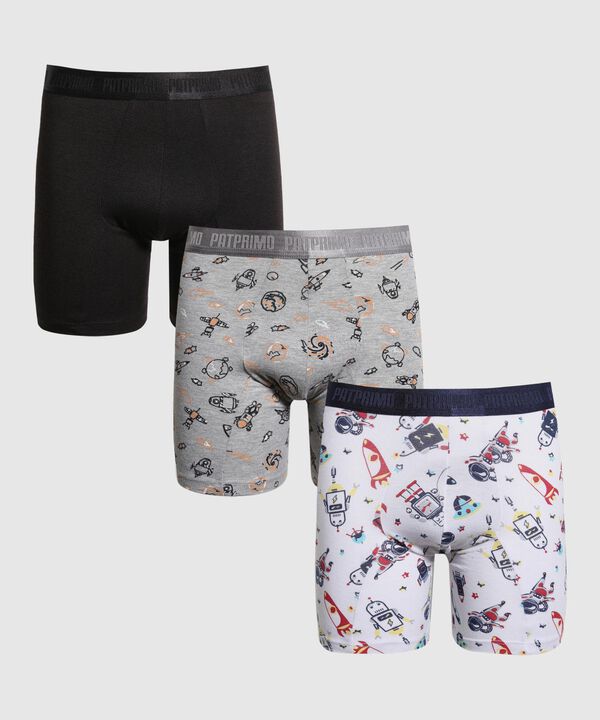 Pantaloncillo Pack X3 Boxer Medio En Algodón image number null