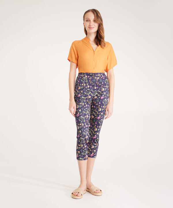 Pantalon Estampado Capri image number null