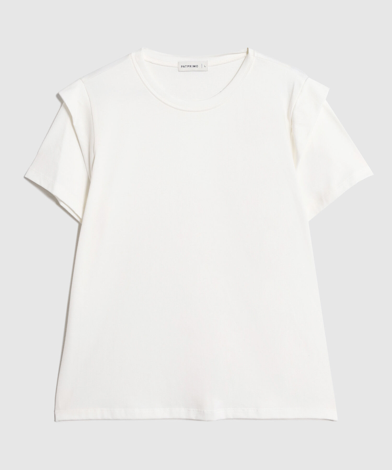 Camiseta Para Mujer Hombro Caído Minimalista y Versátil