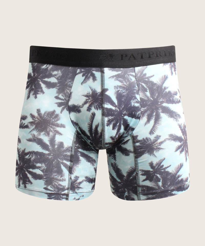 Boxer Medio Estampado Gris