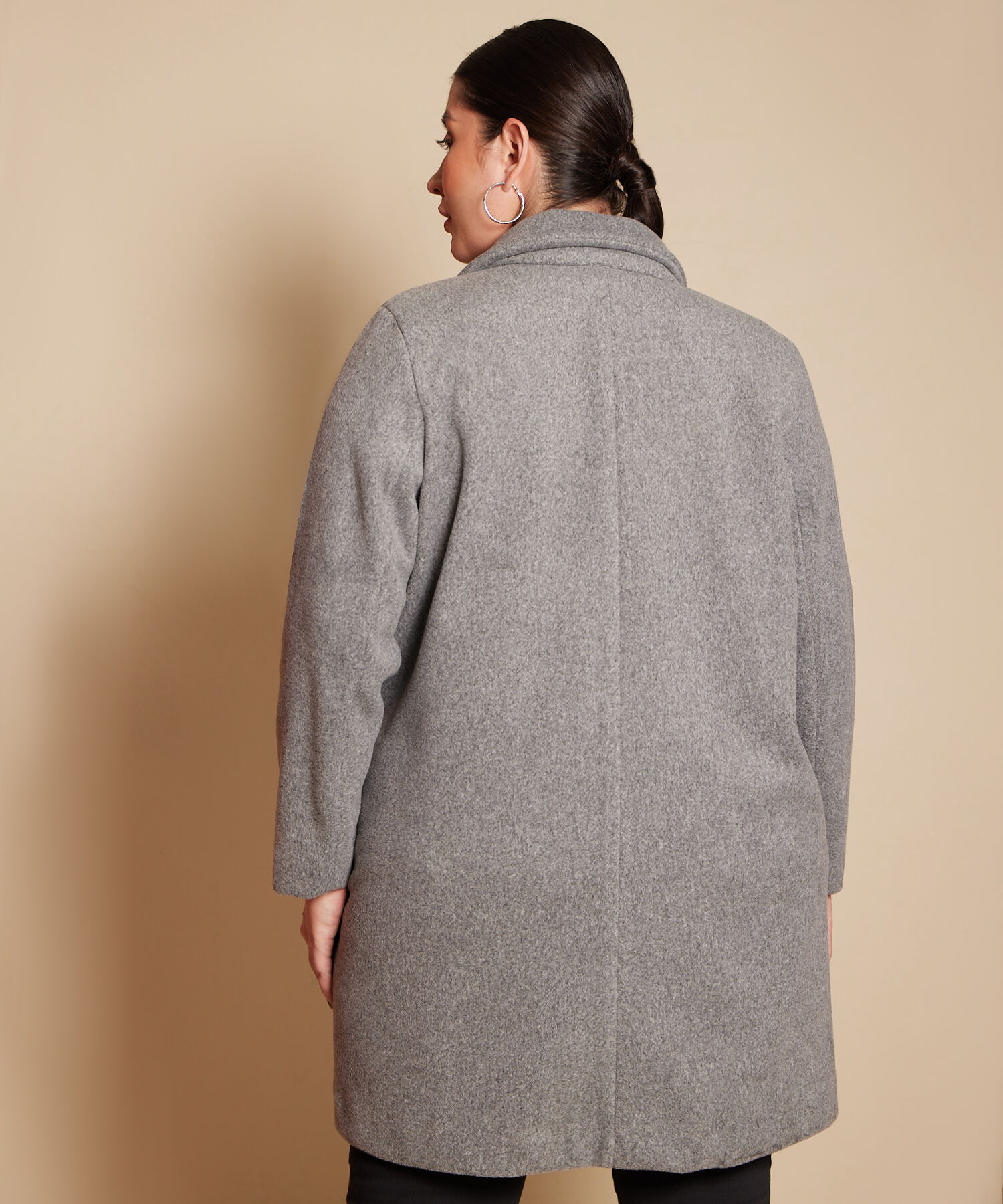 Chaqueta Tipo Abrigo Manga Larga