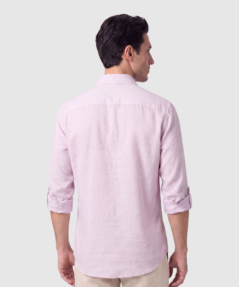 Camisa Manga Larga Casual Para Hombre