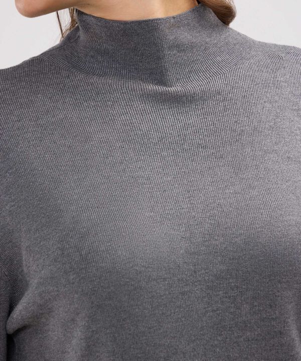 Saco Tejido Cuello Alto image number null