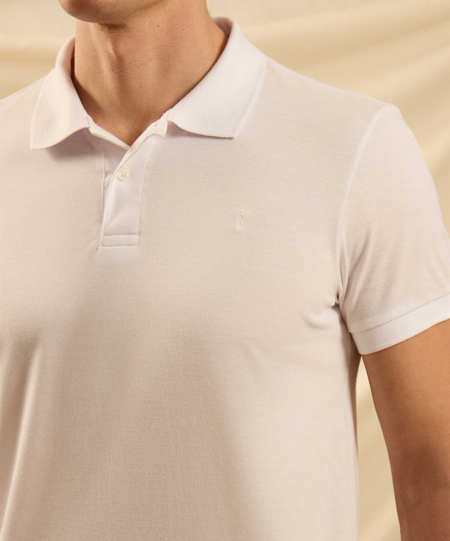 Polo Tejida Unicolor