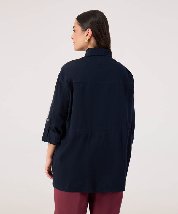 Chaqueta Para Mujer Curvy Destructurada