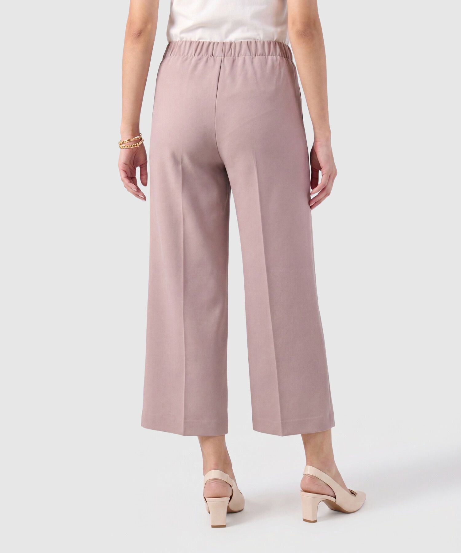 Pantal&oacute;n Culotte De Tiro Alto Mujer