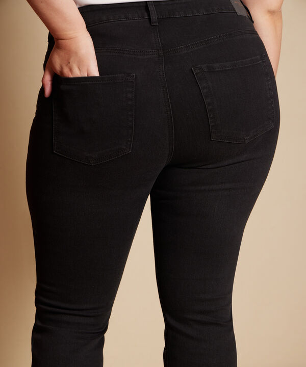 Jean Flare Negro Abertura