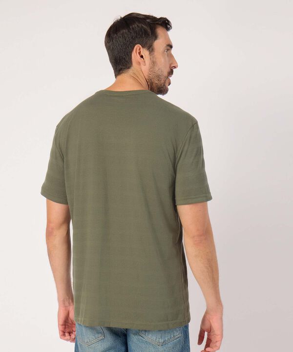 Camiseta Manga Corta Texturizada