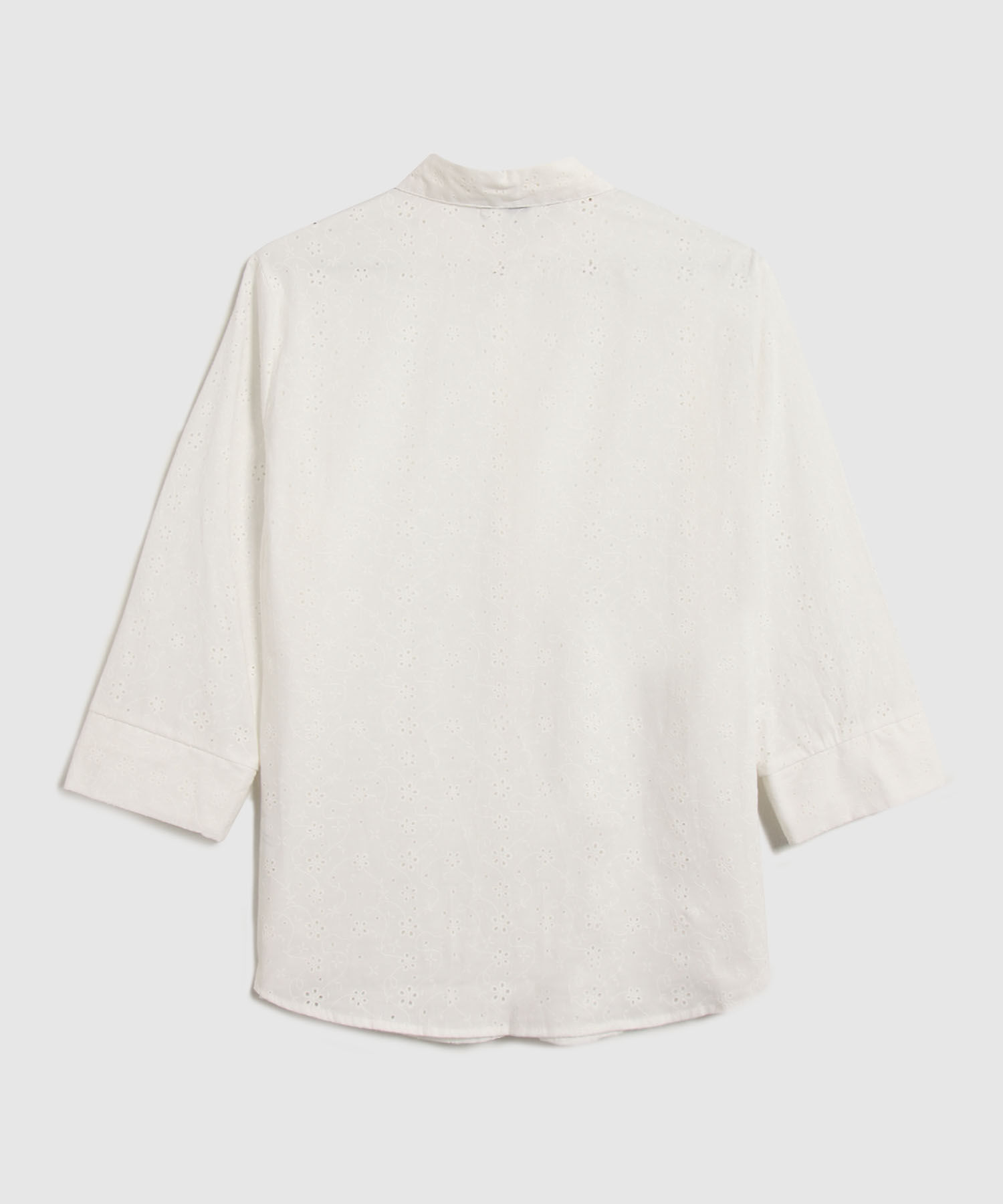 Camisa Texturizada Manga 3/4 