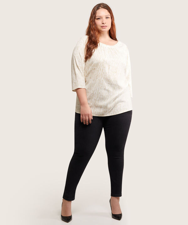 Blusa Manga 3/4   Estampada