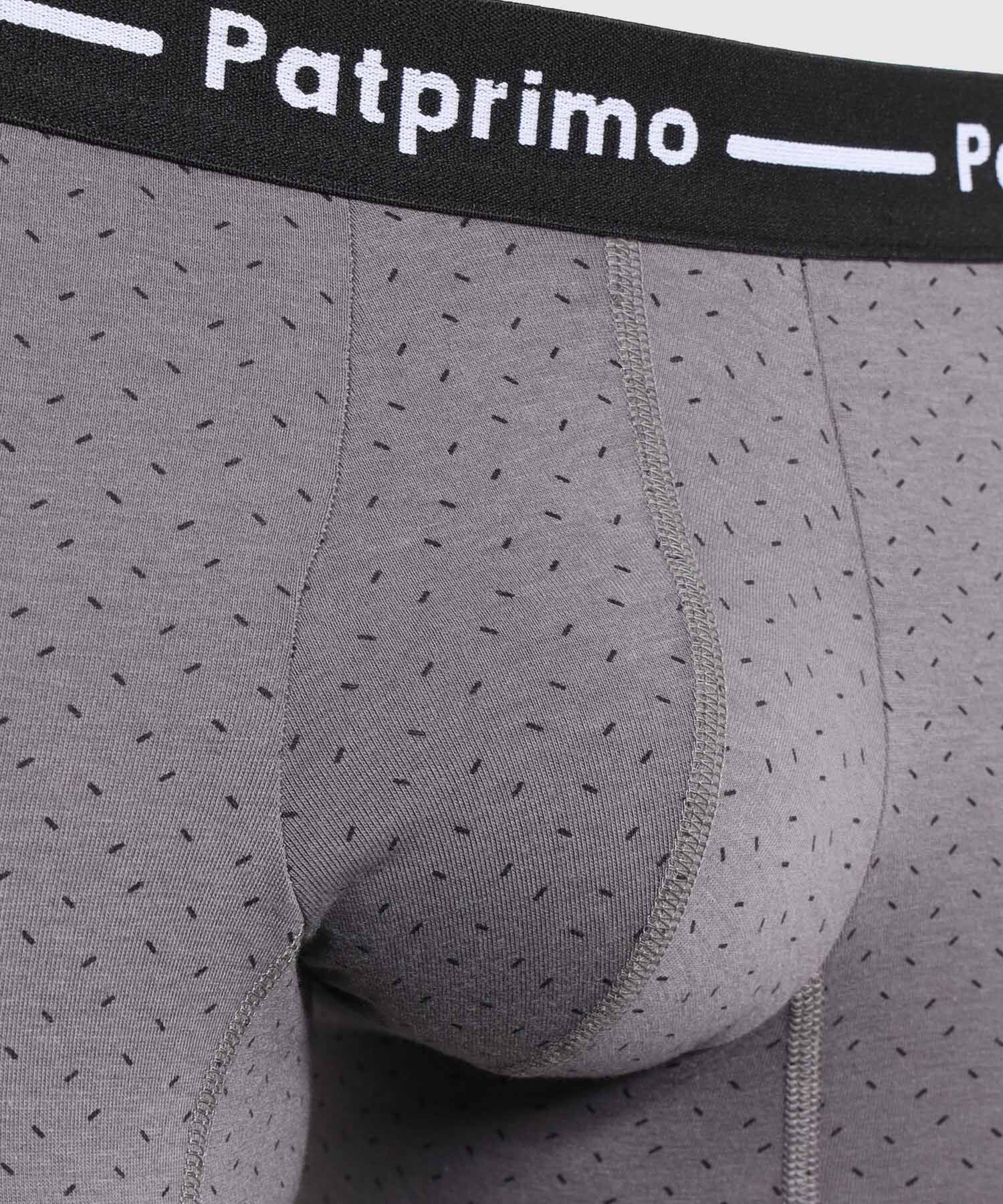 B&oacute;xer Medio Ergon&oacute;mico con Microprint para Hombre