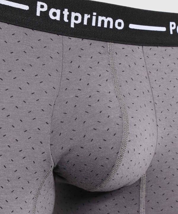 B&oacute;xer Medio Ergon&oacute;mico con Microprint para Hombre image number null