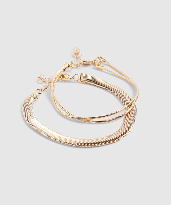 Set x 2 Pulseras Doradas image number null
