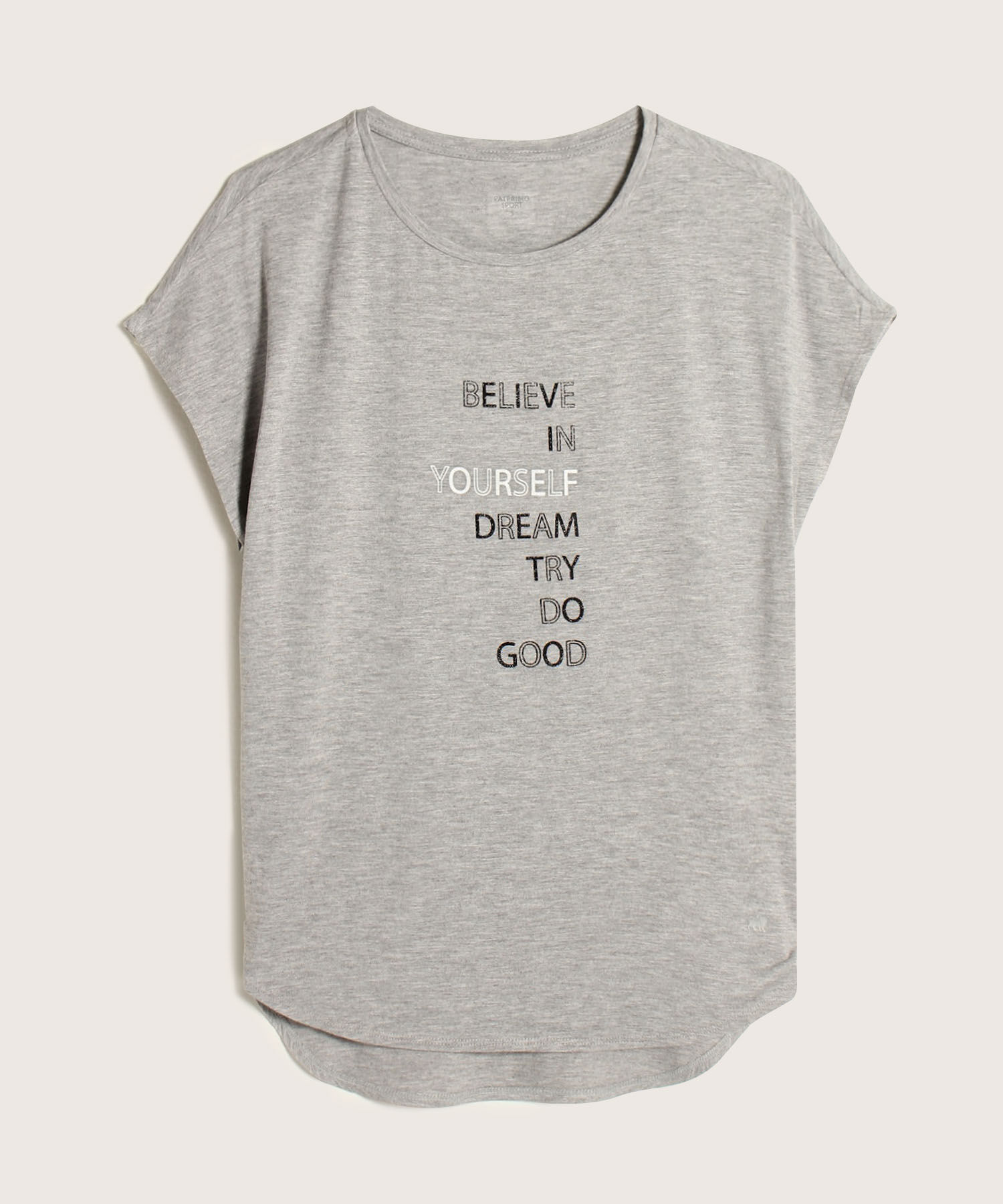 Camiseta Cuello Redondo Con Screen Sport Lineas Compra Online PATPRIMO