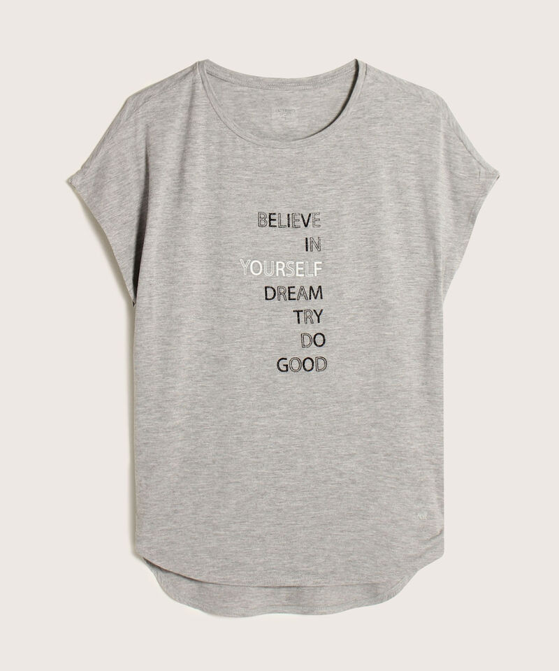 Camiseta Cuello Redondo Con Screen