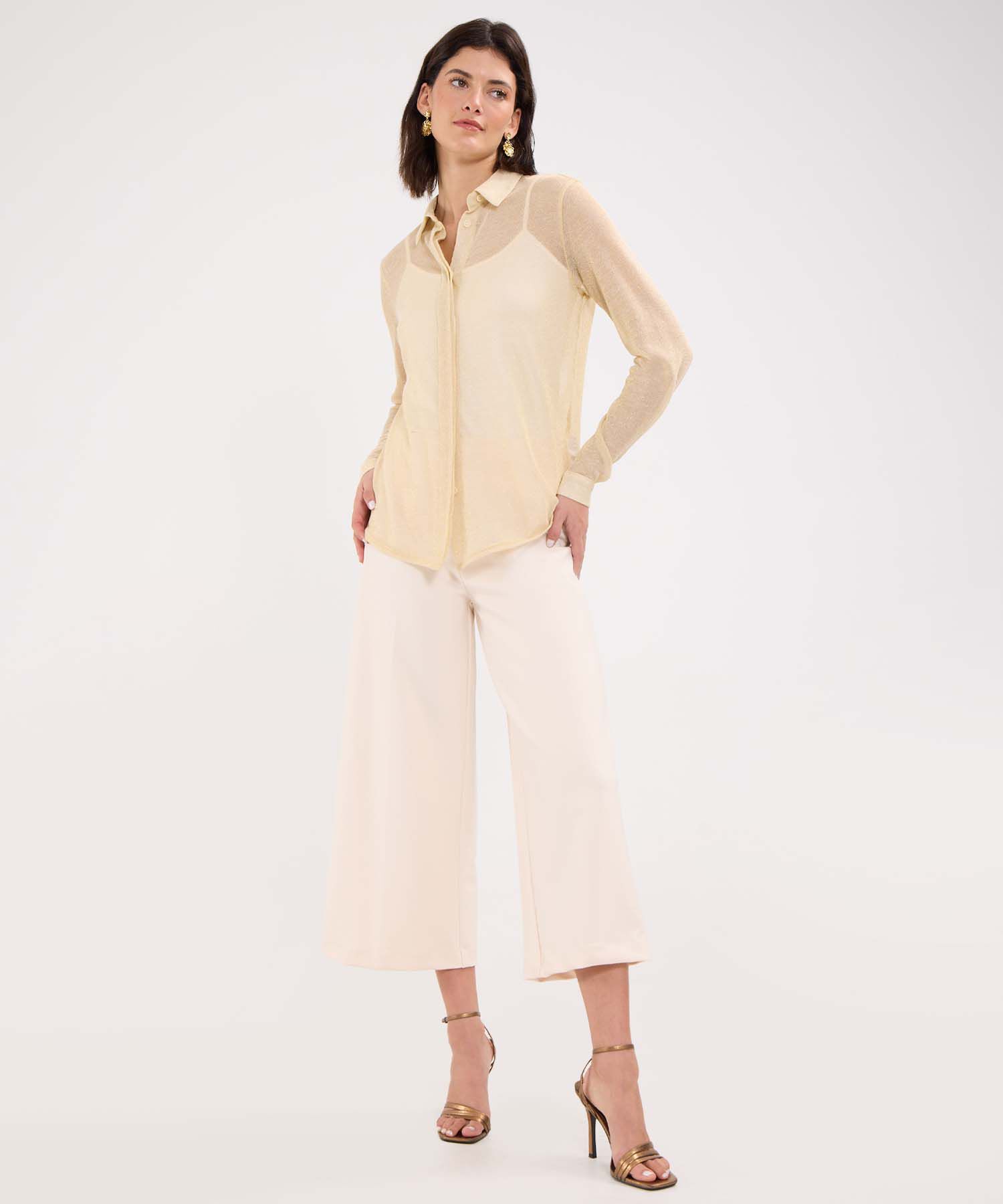 Pantalón Culotte Casual