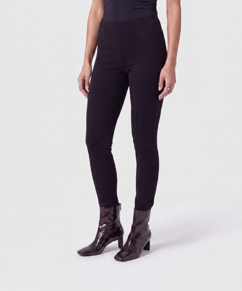 Leggins Con Alforzas Pretina Mujer