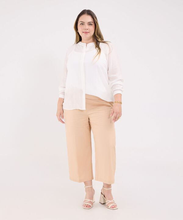 Blusa Texturizada Cuello Mao image number null