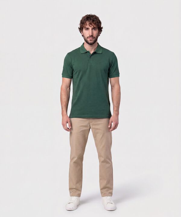 Polo Con Bordado Para Hombre