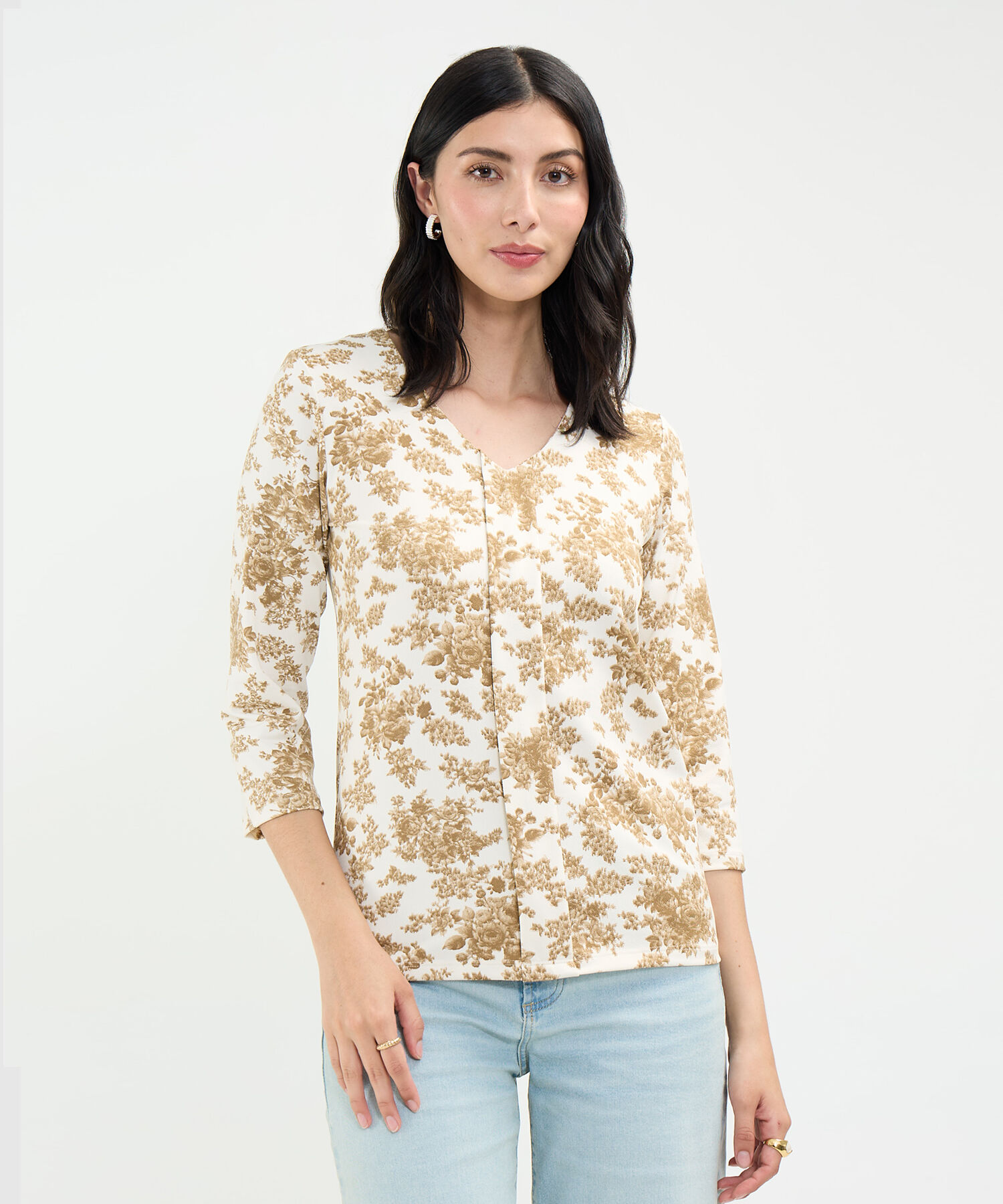 Camiseta Estampado Botánico