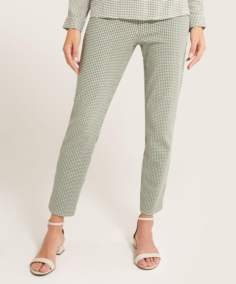 Leggins Tiro Alto Estampado Cuadros